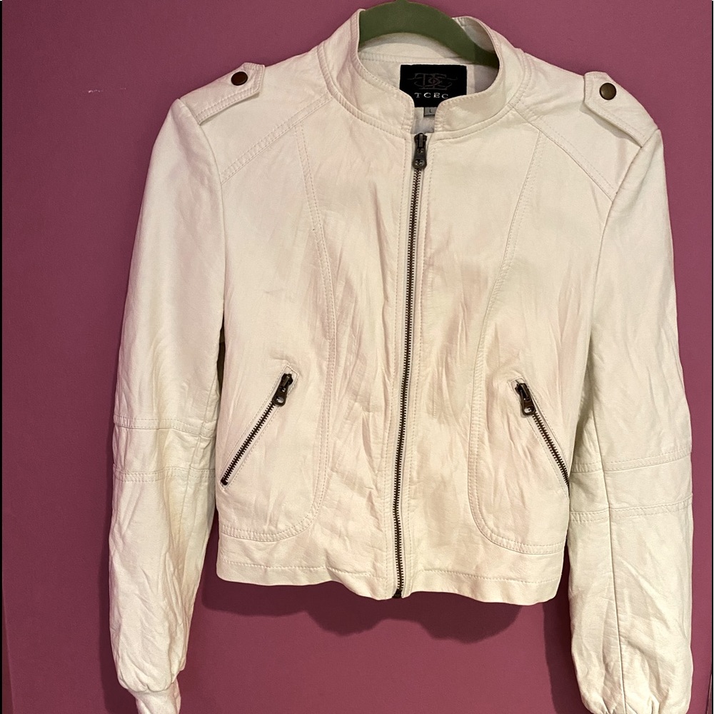 Faux leather jacket